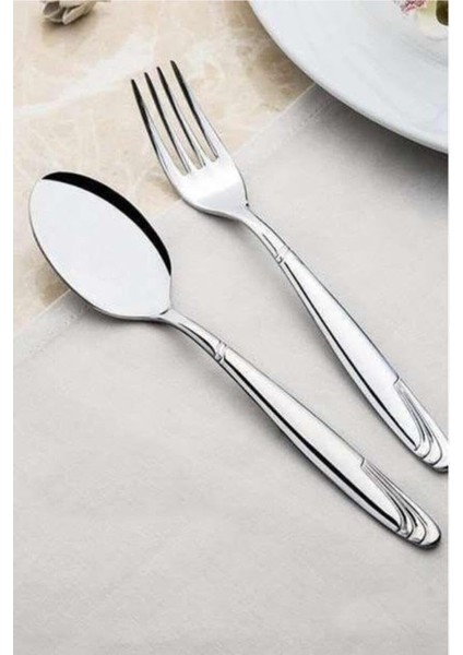 Lizbon 60 Parça Çatal Kaşık Seti Takımı Seti