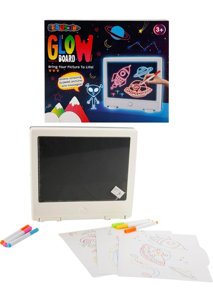 Sun-Eds-Edu Sun Doodle 3D Sihirli Çizim Tahtası Eğitici Oyuncak