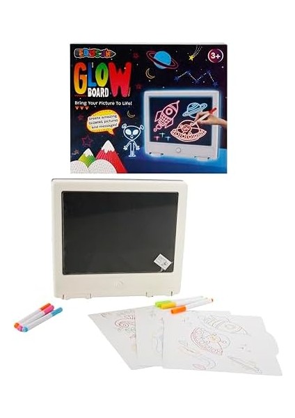 Sun-Eds-Edu Sun Doodle 3D Sihirli Çizim Tahtası Eğitici Oyuncak modelleri