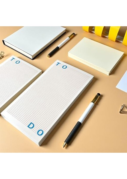 Masaüstü Planlayıcı | Kopar-At Kareli Not Kağıdı Not Defteri | 150 Yaprak, 90 gr Ivory Kağıt | Uzun Form Planlayıcı – 226X118 mm (To Do) fiyatları