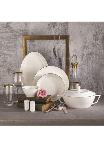 58 Parça Yuvarlak Yemek Takımı
