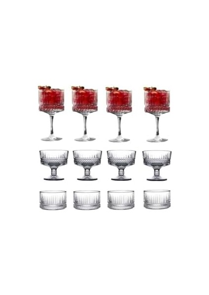 Store 12 Parça Ayaklı Kase Çerezlik Bardak Şekerlik Tatlı Sunum Seti