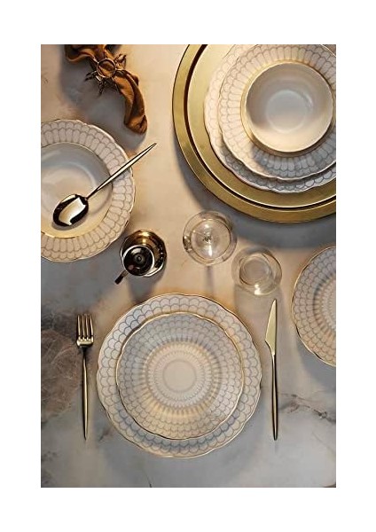 Porselen 12390 Olympos 24 Parça 6 Kişilik Yemek Takımı fiyatları