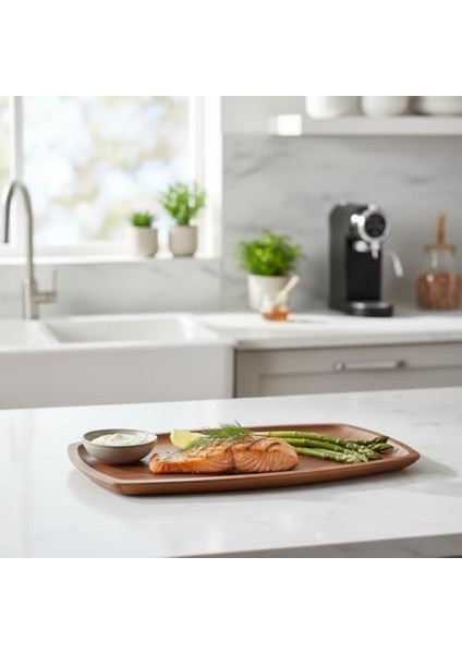 Akasya Ağacı Kayık Sunum Tepsisi (33X20 Cm) | Ahşap Servis ve Kahve Tepsisi | Peynir, Şarküteri ve Dekoratif Banyo/masaüstü Organizeri fiyatları