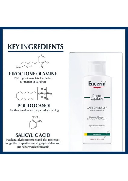 Dermocapillaire Kuru Saç Derisi Için Kepek Önleyici Şampuan 250 ml modelleri