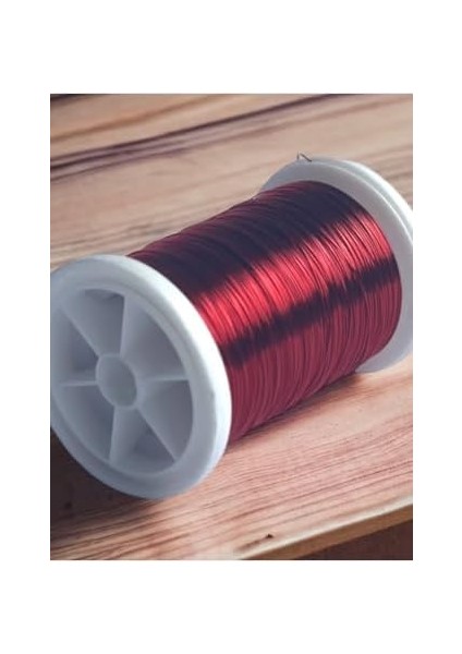 Filografi 0.30 mm (100GR- 150M) Kırmızı Renkli Bakır Filografi Teli