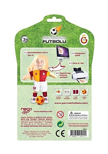 Parmak Futbolu Oyuncu Set modelleri