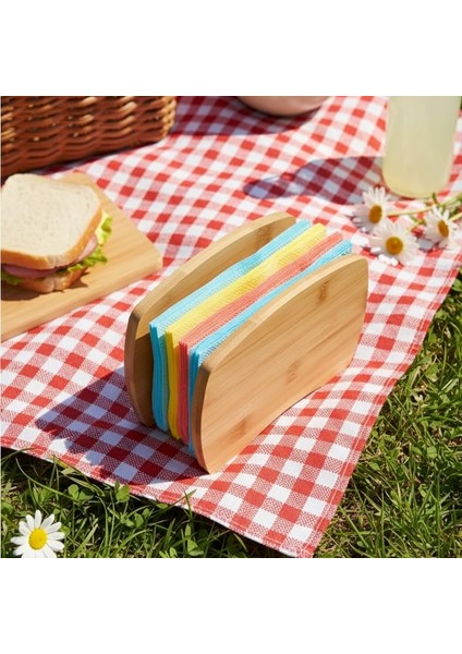 Bambu Peçetelik – Doğal Ahşap Modern Peçete Tutucu | Masaüstü Dik Servis Peçeteliği | Çevre Dostu Mutfak ve Yemek Odası Aksesuarı (15X12X5.3 Cm) fiyatları