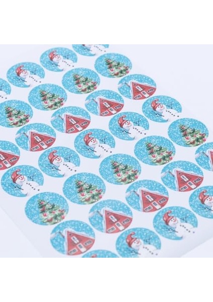 15 Parça Kartpostal, Zarf ve Stickerlı Yılbaşı Seti 1 Adet modelleri