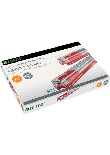 55940000 K12 Yüksek Performans Zımba Kartuş Teli, Kırmızı