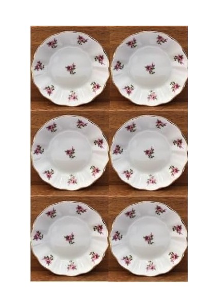 Gülriz Pembe Çay Tabağı 6&apos;lı 8689876BM434 modelleri