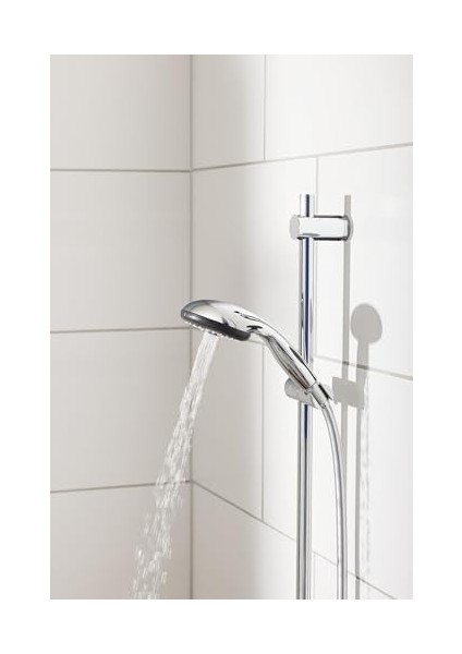 Start 100 El Duşu, 3 Akışlı, Düşmeye Dayanıklı, Kireç Önleyici Sistem, Su Tasarruflu, Duş Başlığı, Krom, 26031000 fiyatları