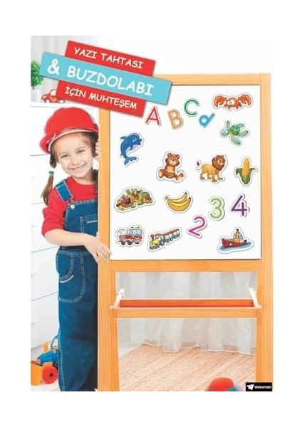 Manyetik Türkçe - Harfler ve Sayılar Eğitici Alfabe ve Sayı Magnet modelleri