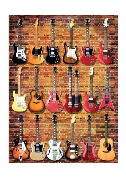 Puzzle - Gitar Koleksiyonu / 1000 Parça Puzzle, #1116