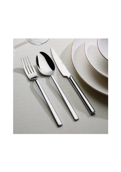 Nehir Dalyan Modeli Sade Günlük Mini Yemek Takım Set 6 Adet Yemek Kaşık ve Çatal Toplam 12 Parça modelleri