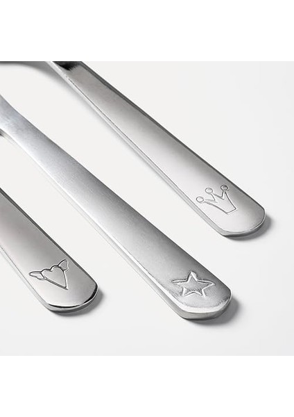 Ikea Fabler 3 Parçalı Çatal Bıçak Seti, Paslanmaz Çelik