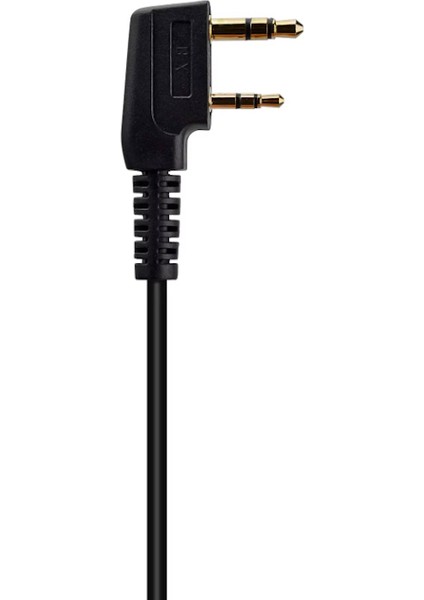 2 Adet Telsizler Için Akustik Kulaklık Siyah Spiral Kulak Içi Telsiz Kulaklığı Baofeng BF-999S BF-888S BF-777S Uv-82