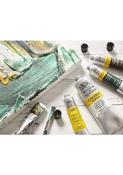 & Newton Galeria Akrilik, Gelbliches Titan, 500ML - Acrylfarbe fiyatları