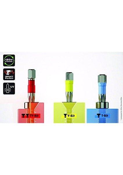 Uçlar, T-Bit Pz3, 50 Mm, Bir Kutuda 5 Adet, T Şeklinde Vidaların Vidalanması Için fiyatları