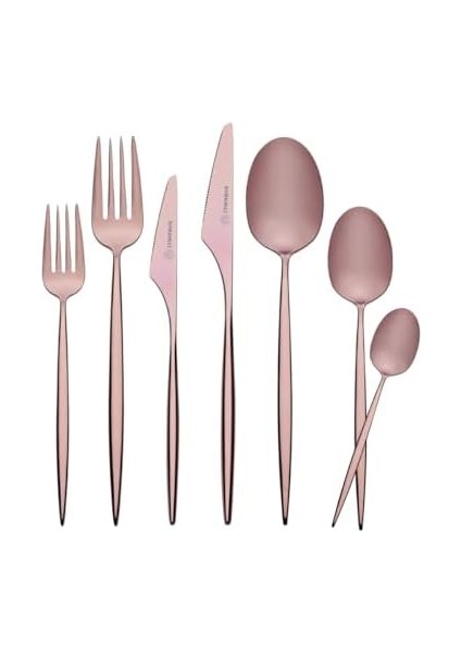 - Casablanca Rosagold Çatal Kaşık Bıçak Seti 84 Parça