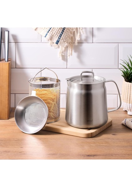 Arow Çelik Kızartma Potu 2 Litre