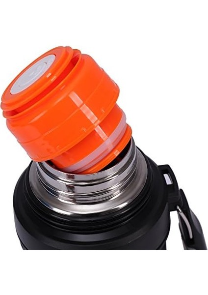 Paslanmaz Çelik Vakum Şişesi, Saplı ve Kapak Kesici ile Geniş Açıklık, Kapasite 750 ml modelleri