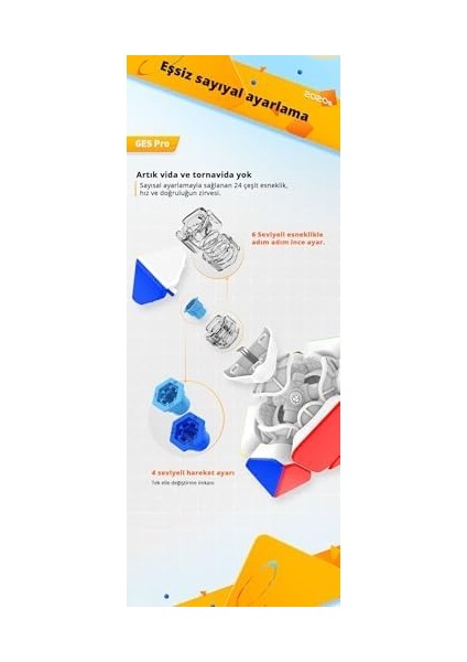 Gan Skewb Standard 8 Mıknatıs Hız Küpü Ges Pro 90° Köşe Kesme Tr Resmi Satıcısı