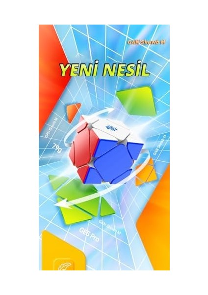 Gan Skewb Standard 8 Mıknatıs Hız Küpü Ges Pro 90° Köşe Kesme Tr Resmi Satıcısı fiyatları