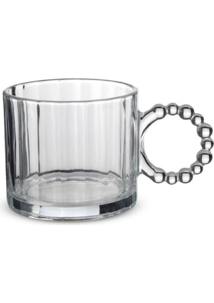 Cam Boncuk Kulplu Bardak Seti – 250 ml Koyu Kupa Bardak, Çay Kahve Su Meşrubat Için Şık ve Dayanıklı Tasarım modelleri