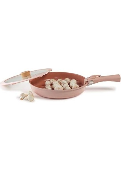 Midas Pembe 9 Parça Ayrılabilen Saplı Iç Içe Geçebilen Tencere Tava Seti modelleri