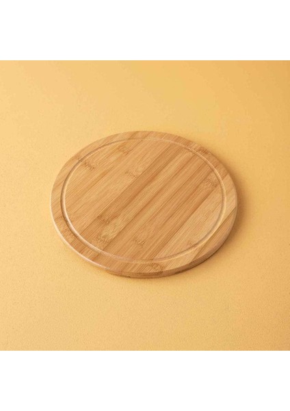 Bambu 30 cm Yuvarlak Pasta Pizza Bambu Servis Sunum Tabağı Kahvaltılık modelleri