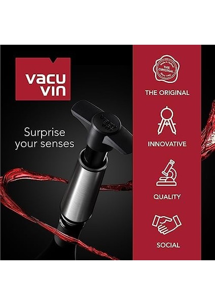 Vacu Vin Swirling Carafe | Crystal Glass Wine Decanter fiyatları