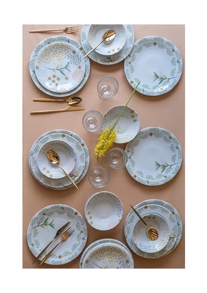 Porselen Zeugma 24 Parça 6 Kişilik Yemek Takımı 885700 fiyatları