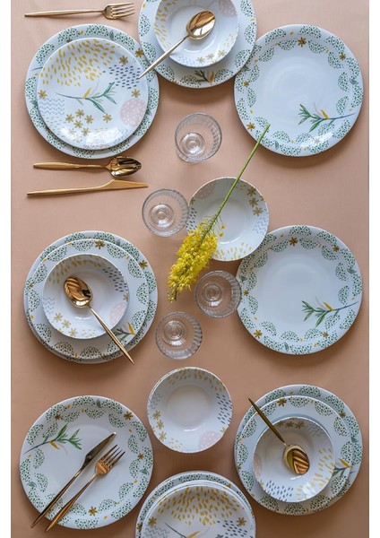 Porselen Zeugma 24 Parça 6 Kişilik Yemek Takımı 885700 modelleri