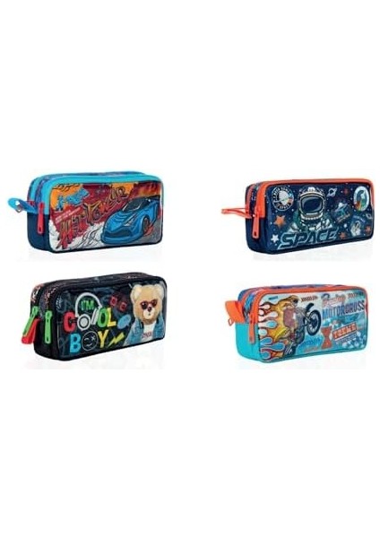 Kalem Çantası Erkek Çift Göz, Pvc