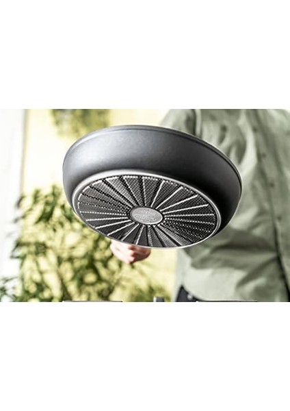 Alba Alüminyum Kızartma Tavası, 32 Cm, Yapışmaz Kaplama, Tüm Ocak Türleri Için Siyah