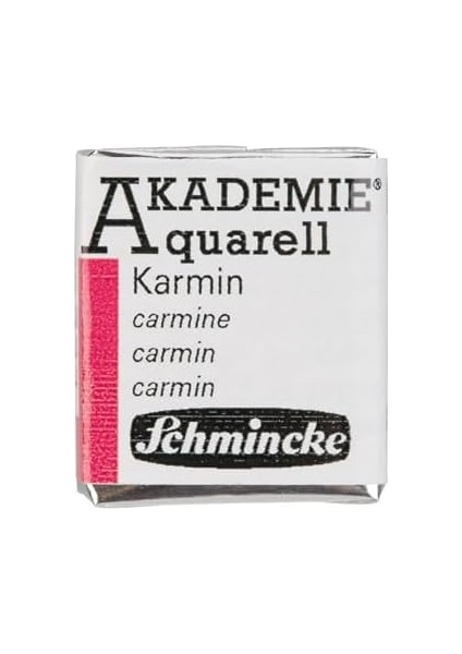 Akademie Aquarell Yarım Tablet Sulu Boya 333 Carmine