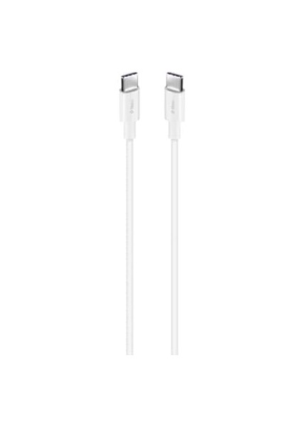 Usb-C - Usb-C 200CM 60W Pd/qc Hızlı Şarj/data Kablosu Beyaz