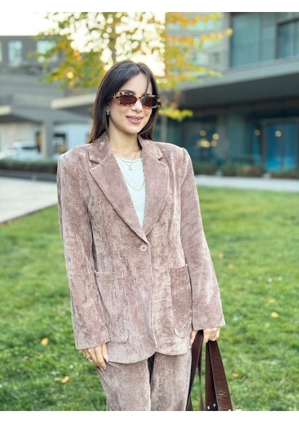 Fitilli Kadife Ceket modelleri