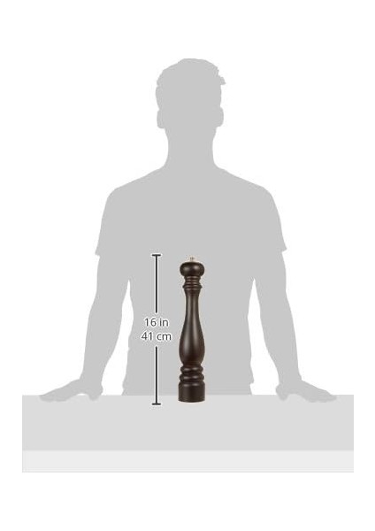Paris Manuel Karabiber Değirmeni 870440/1, Klasik Öğütme Ayarı, Ahşap, Kahverengi, Yükseklik: 40 cm fiyatları