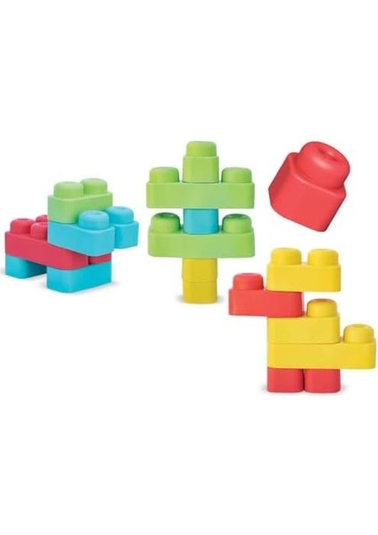 Yumuşak Big Bloklar Çanta 24 Parça Oyuncak