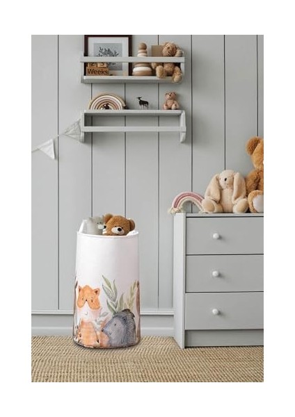 Hayvan Figürlü Oyuncak Saklama Sepeti, Pembe fiyatları