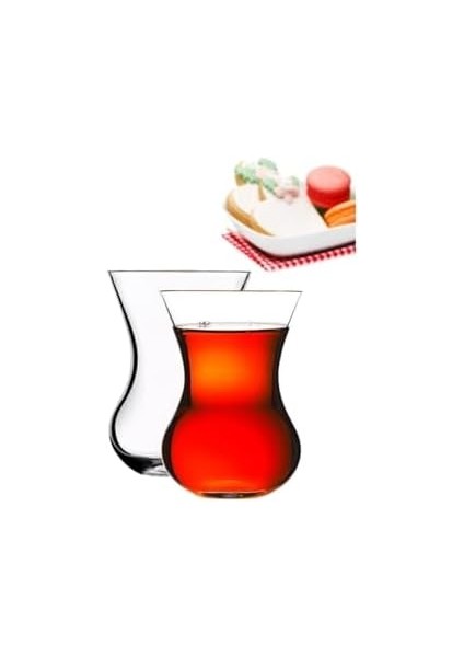 64061 Nude Beykoz Çay Bardağı 6 Adet - 135 cc Crystallin Orjin. Kutulu Kristal Çay Bardağı NRNSHPMN1013102