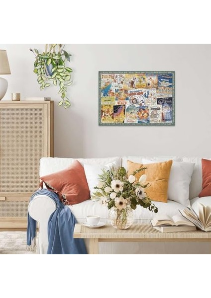 , 1000P Puzzle Poster, Yetişkin Puzzle