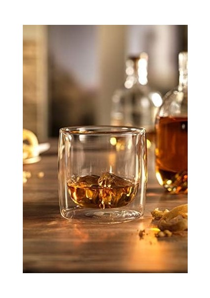Sorrento Çift Camlı 2&apos;li Viski Bardağı, 266 Ml, Cam, Şeffaf Cam 2li Paket fiyatları