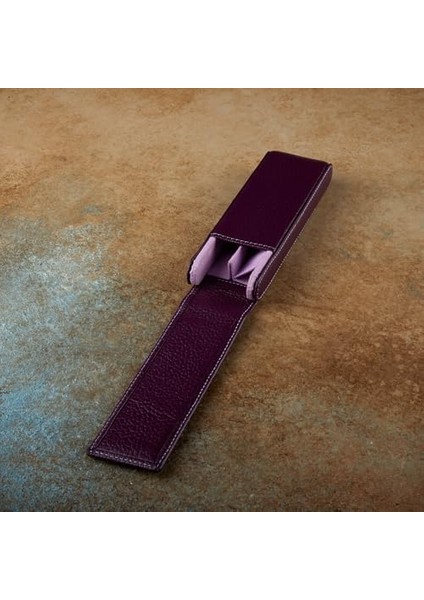 Deri Kalemlik - Mor