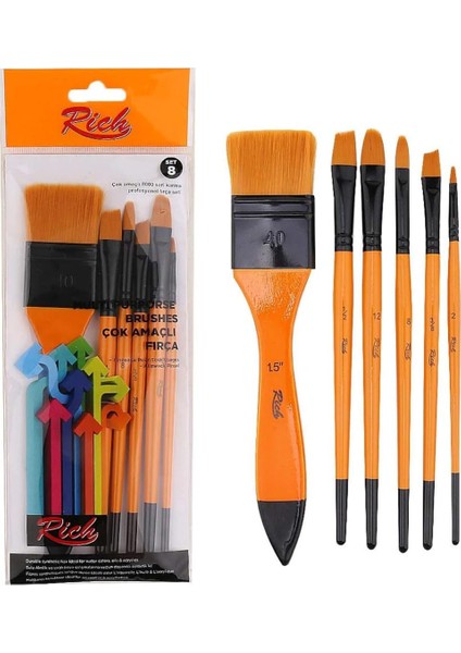 Rich Fırça Seti 6lı modelleri