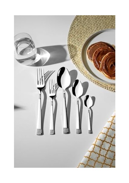 Nehir Dila Sade 12 Kişilik 60 Parça Çatal Kaşık Takımı fiyatları