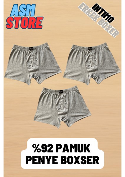 Erkek Boxser 3'lü Paket / Pamuklu, Terletmeyen, Esnek Yapı - Her Gün Için Ideal ! modelleri