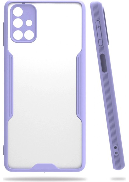 Samsung Galaxy M31S Kılıf Platin Silikon - Lila